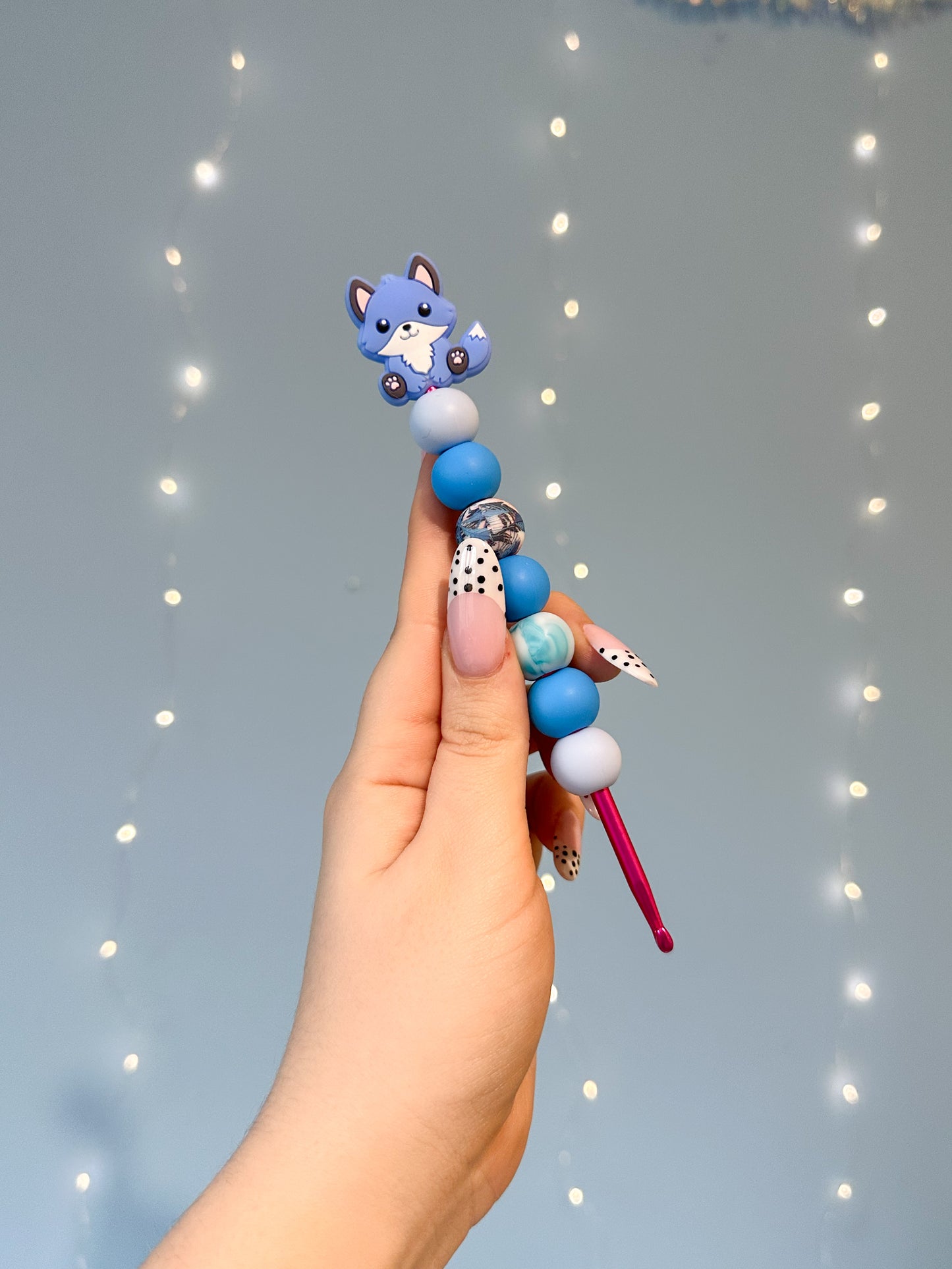 Blauer Fuchs - Häkelnadel 4,5mm