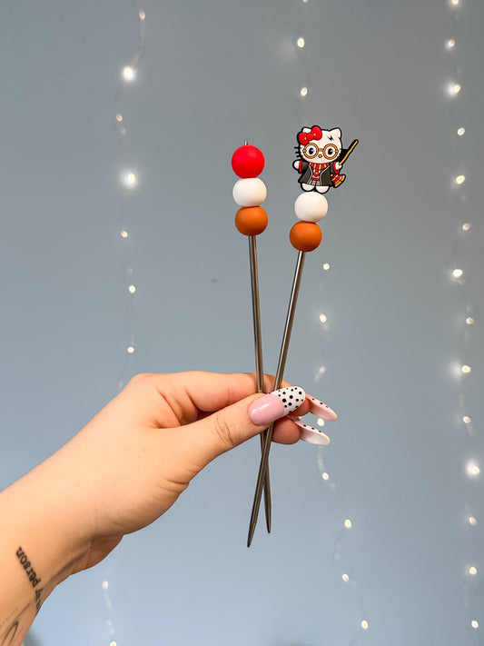 Magische Kitty - Stricknadeln/Amigurumi Sticks