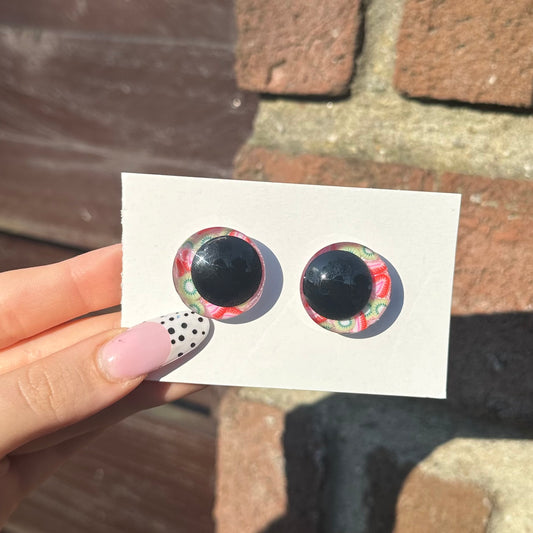 Kiwi Erdbeer Sicherheitsaugen 25mm