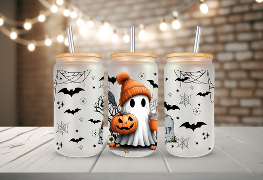 Ghosty mit Beanie Glas