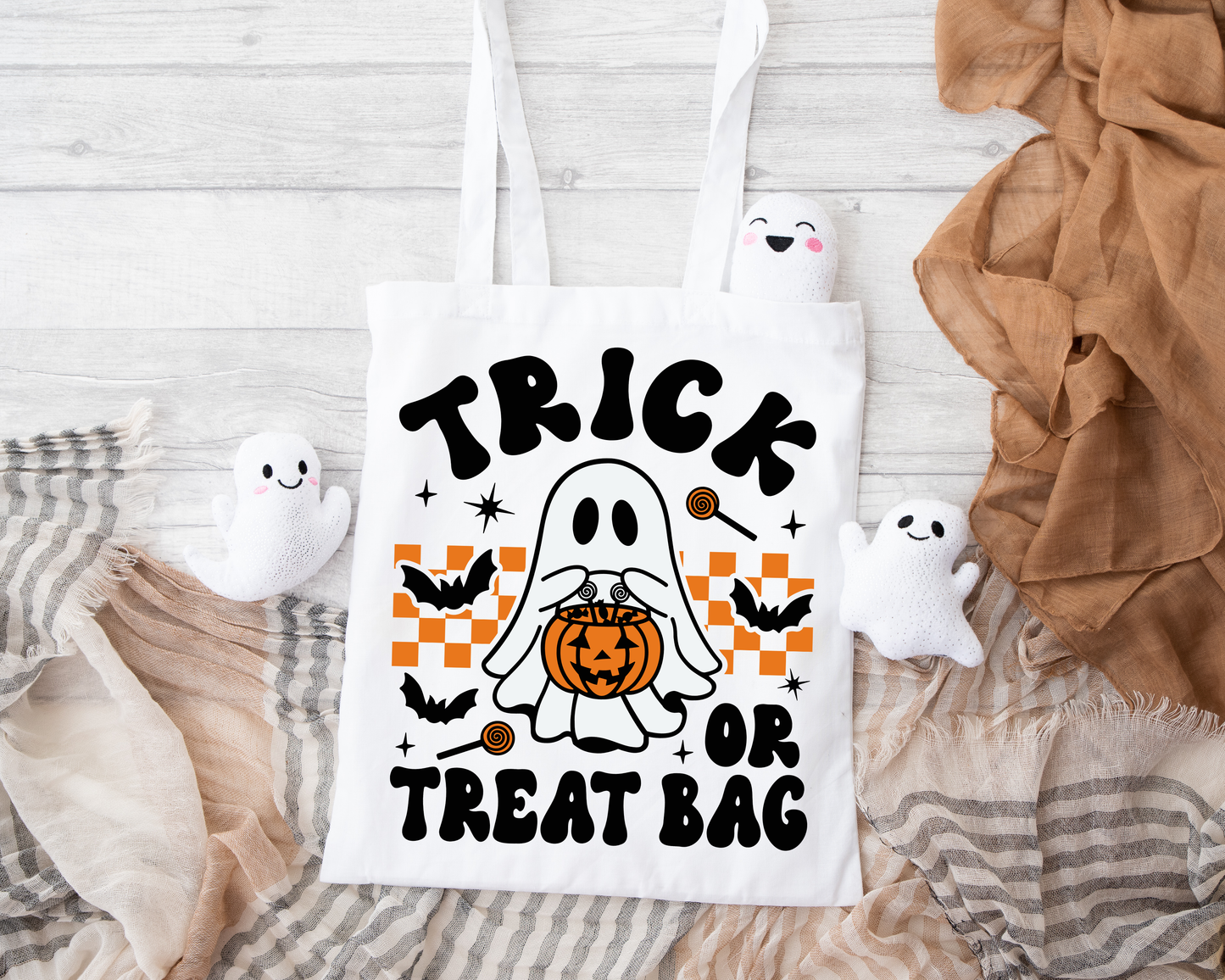Retro Trick or Treat Bag