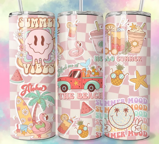Retro Summer Tumbler