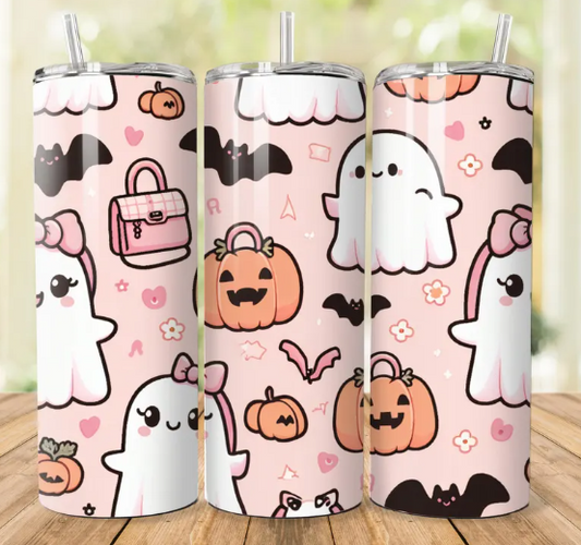 Kawaii Ghost Tumbler